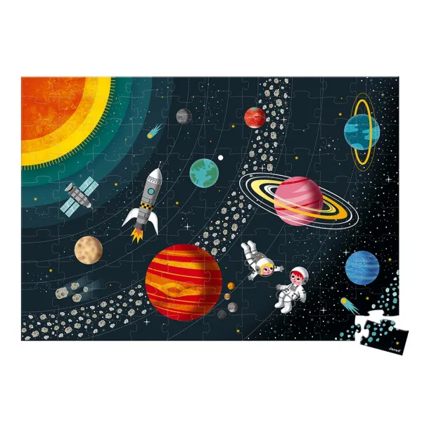 Vzdelávacie puzzle - Vesmír a slnečná sústava - 100 ks