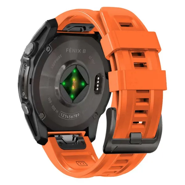 Tech-Protect Silicone remienok na Garmin Fenix 5S / 5S Plus / 6S / 6S Pro / 7S / 8 43mm, orange