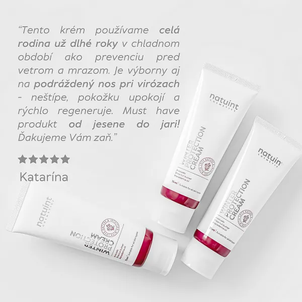 Natuint cosmetics - Ochranný krém proti vetru a chladu