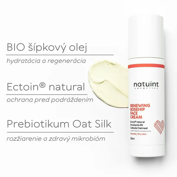 Natuint cosmetics - Šípkový krém na tvár