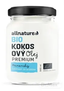 Allnature Kokosový olej panenský BIO 500 ml