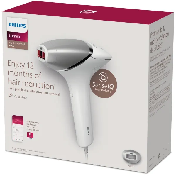Philips Lumea IPL 8000 BRI940/00 inteligentné IPL zariadenie na odstránenie chĺpkov 1 ks