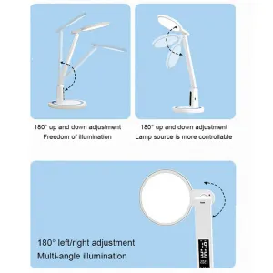 MG DL-01 LED bezdrôtová stolná lampa, biela