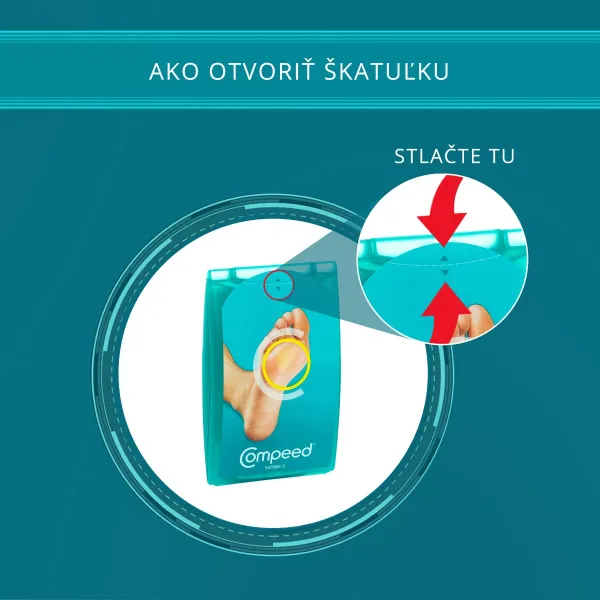 Compeed náplasť na mozole 6 ks