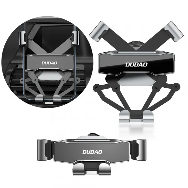 Dudao F11Pro držiak na mobil do auta, čierny (F11Pro)