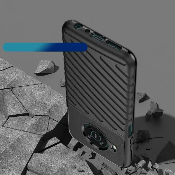 MG Thunder silikónový kryt na Nokia X100, čierny