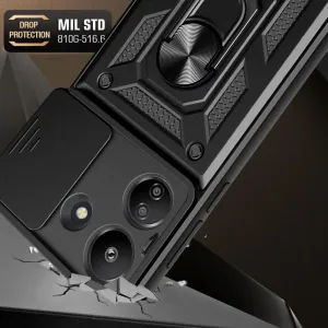 Tech-Protect Camshield kryt na Xiaomi Redmi 13C / Poco C65, čierny