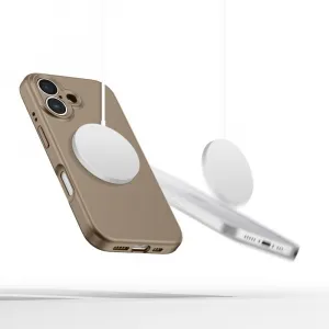 Tech-Protect Liquid Silicone MagSafe kryt na iPhone 16, hnedý