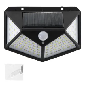MG Wall Lamp solárna lampa 100 LED, čierna