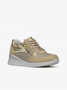 Beige Women's Geox Haleney Sneakers - Women's