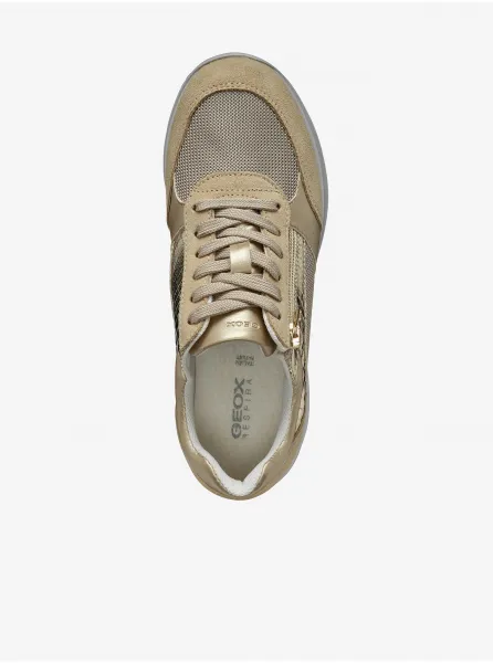 Beige Women's Geox Haleney Sneakers - Women's