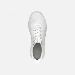 White women's sneakers Geox Spherica Plus - Women's
