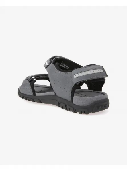 Geox UOMO SANDAL Pánske sandále, sivá, veľkosť