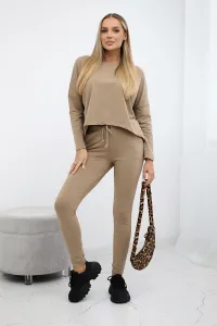 Legínovo Komplet s oversize blúzkou chrpová modrá Farba: Modrá, Veľkosť: UNI