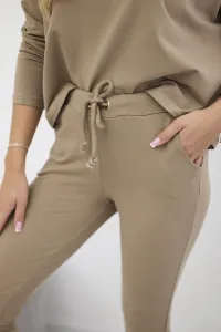 Legínovo Komplet s oversize blúzkou chrpová modrá Farba: Modrá, Veľkosť: UNI