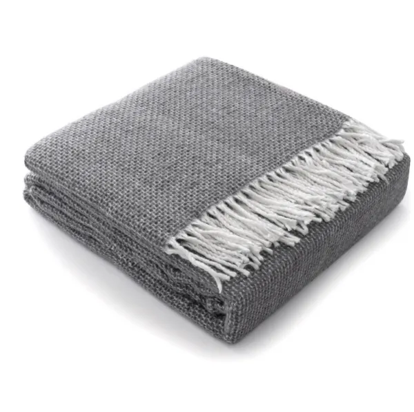 Tureckábavlnenádekasozdobnýmistrapcami-siváŠírka:150cm|Dĺžka:200cm