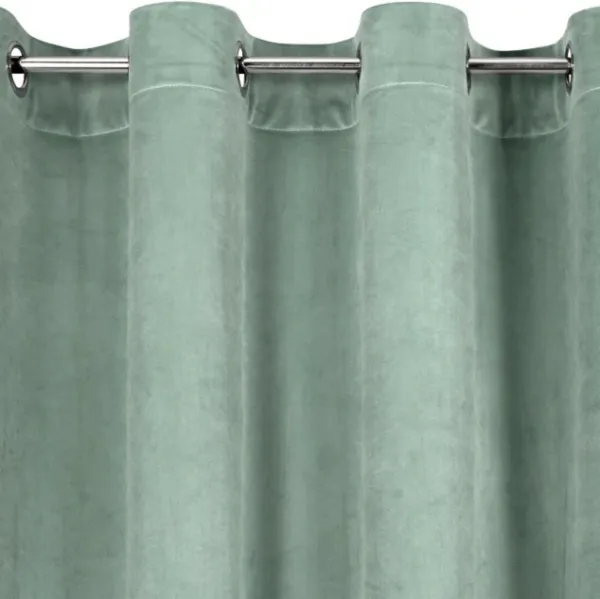 LuxusnývelúrovýzávesvjemnejmentolovejfarbeŠírka:140cm|Dĺžka:250cm