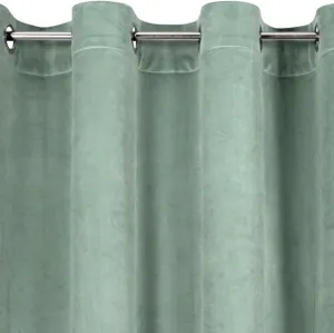 LuxusnývelúrovýzávesvjemnejmentolovejfarbeŠírka:140cm|Dĺžka:250cm