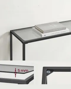 SONGMICS Konferenčný stolík Vasagle Bentle čierny