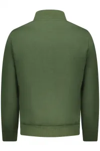 Zelená pánska mikina na zips