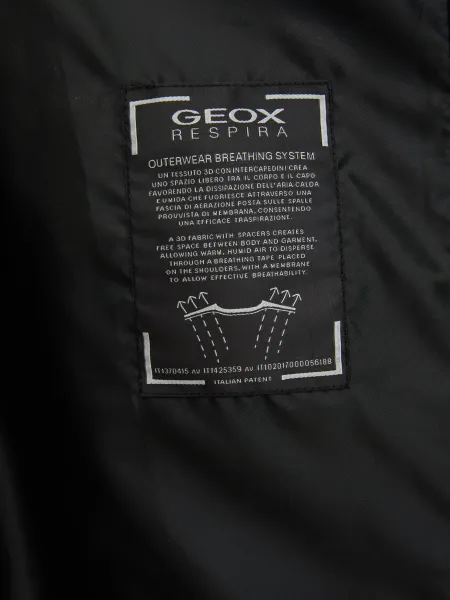 Tmavomodrý dámsky trenčkot Geox Ilde Trench