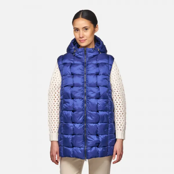 Blue Women's Vest Geox Diamond - Women's