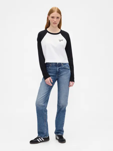 GAP Crop T-shirt with logo - Women's