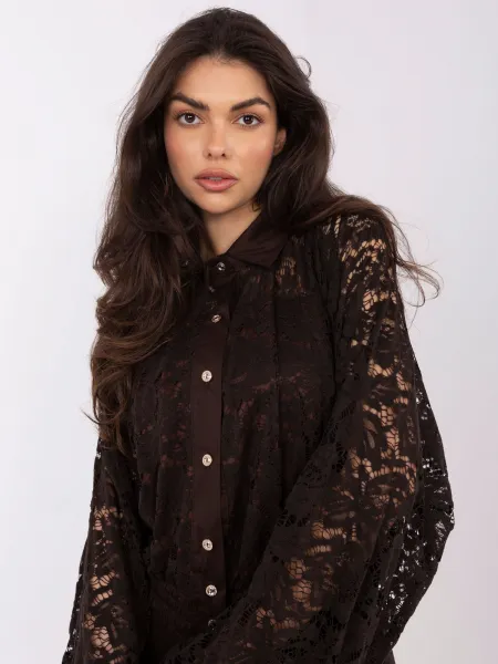 Shirt-MI-KS-C239.78-dark brown