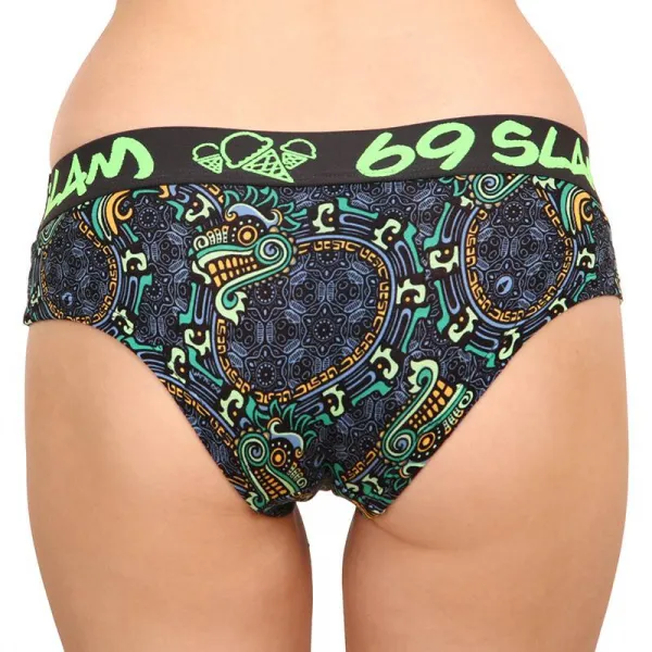 Dámske nohavičky 69SLAM bamboo mayan dragon (GWBMDG-BB) M