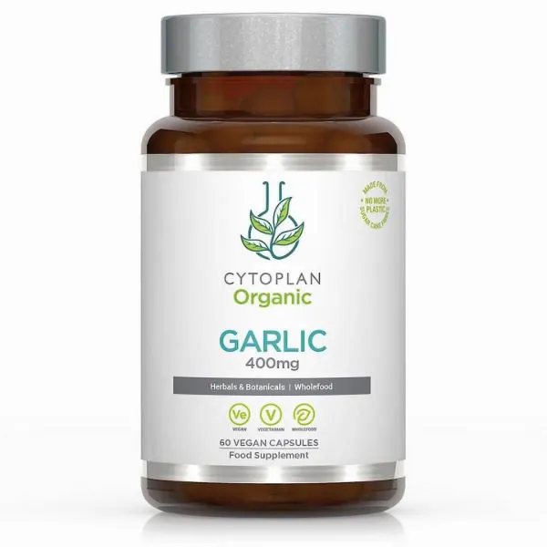 Cytoplan organický cesnak 400 mg prášok, 60 kapsúl