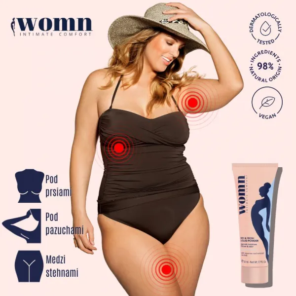 DUOSET WOMN Depilačný krém INTIMATE a Tekutý púder