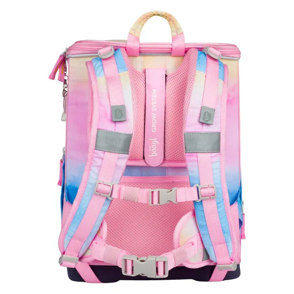 SADA 3 Zippy Plus Rainbow Unicorn: aktovka, peračník, vrecko