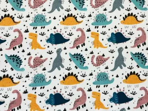 Bavlnené detské obliečky DINOSAURUS na jednolôžko Zvoľte rozmer: 140x200 / 70x90