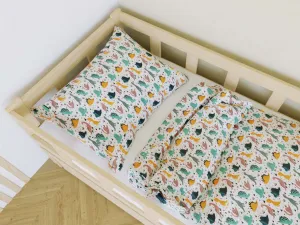 Bavlnené detské obliečky DINOSAURUS na jednolôžko Zvoľte rozmer: 140x200 / 70x90