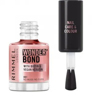 Rimmel Wonder'Bond lak na nechty odtieň 001 No Muss No Fuss 12 ml