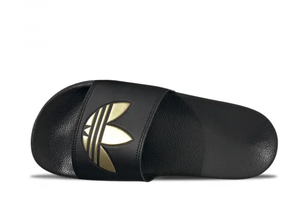 adidas Adilette Lite W "Core Black Matte Gold" (GZ6196)