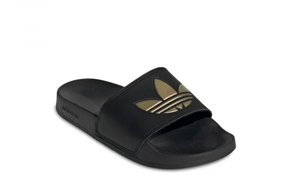 adidas Adilette Lite W "Core Black Matte Gold" (GZ6196)