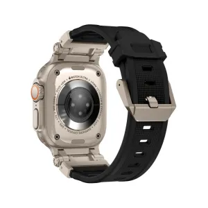 Tech-Protect Delta Pro remienok na Apple Watch 42/44/45/49mm, black / titanium