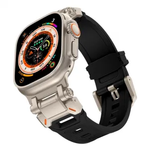 Tech-Protect Delta Pro remienok na Apple Watch 42/44/45/49mm, black / titanium