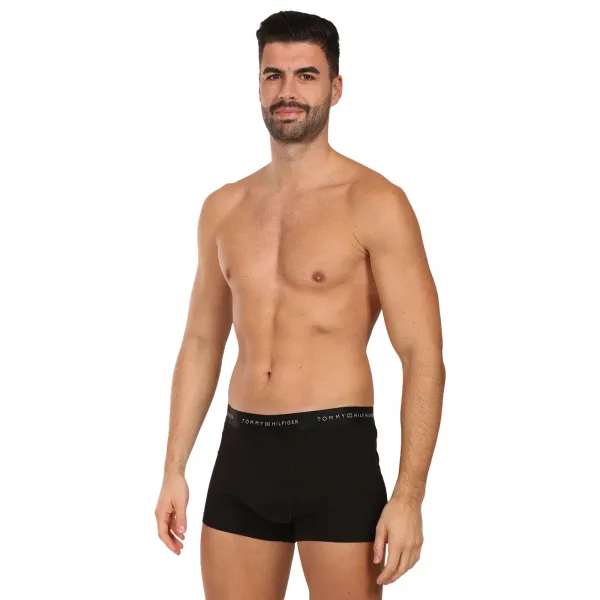 3PACK pánske boxerky Tommy Hilfiger čierne (UM0UM03411 0R3) M, trenky