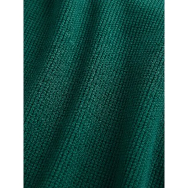 GAP V-LS COZY WAFFLE CREW Detské tričko, zelená, veľkosť 5Y