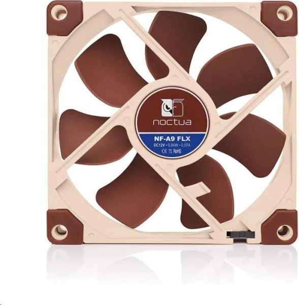NOCTUA Ventilátor NF-A9 FLX, 92mm, hnědá