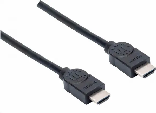 Manhattan HDMI kábel, ARC, 3D, 4K@30Hz, tienený, 1.5 m, čierna
