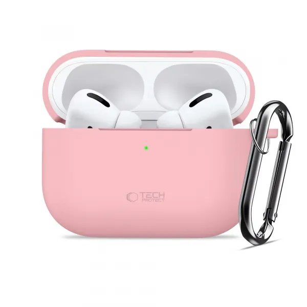 Tech-Protect Silikónové puzdro, Apple AirPods Pro 3, ružové