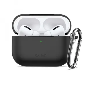 Tech-Protect Silikónové puzdro, Apple AirPods Pro 3, čierne