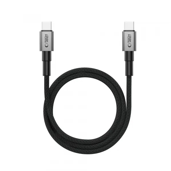 Tech-Protect Ultraboost MagTwist kábel USB-C 100W 5A PD 1m, šedý