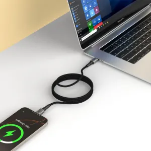Tech-Protect Ultraboost MagTwist kábel USB-C 100W 5A PD 1m, šedý