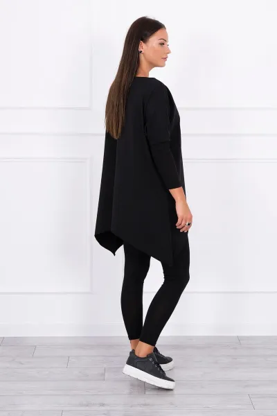 Legínovo Oversize blúzka s potlačou dúhových pier biela Farba: Zelená, Veľkosť: UNI