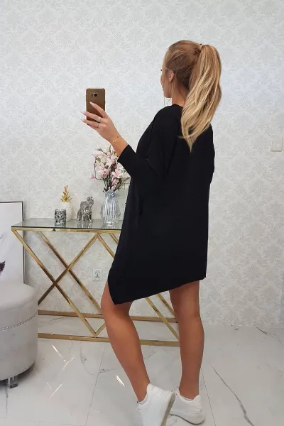 Legínovo Oversize blúzka s potlačou dúhových pier biela Farba: Zelená, Veľkosť: UNI