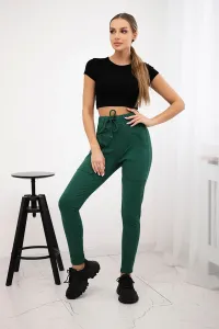 Legínovo Tepláky s viazaním v páse sivé. Farba: Sivá, Veľkosť: UNI